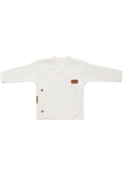 Yeni Doğan Petek Dokulu 7'li Battaniyeli Zıbın Takımı %100 Pamuklu Hastane Çıkışı- Beyaz fırsatları