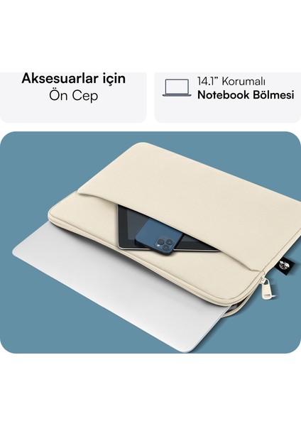 MCE-1505 14.1" Nova Eco Notebook Sleeve Latte fiyatları