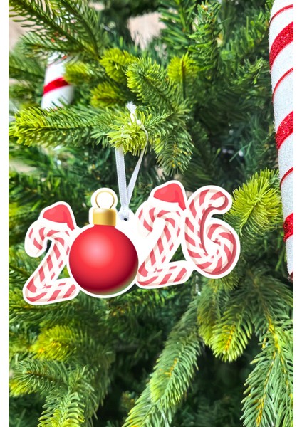 Yılbaşı Ağacı Süsü Candy Cane 2026 Yazılı fırsatları