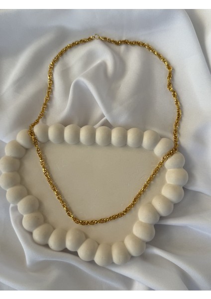 Işlemeli Gold Zincir Kolye fiyatları