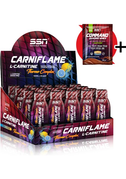 Ssn Carniflame 3000 Mg 20 Ampul Electric Lemonde