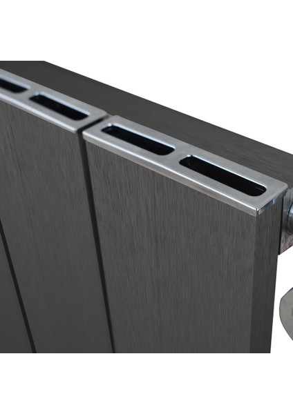 Kalsedon Alüminyum Dekoratif Radyatör 600x660mm – 7 Dilim | 718 W Yüksek Isıl Güç (2938 BTU/h) | Dokulu Antrasit Gri fiyatları