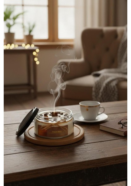 Kahve Dekorlu ve Kahve Kokulu Mum , Hediyelik Mum fırsatları