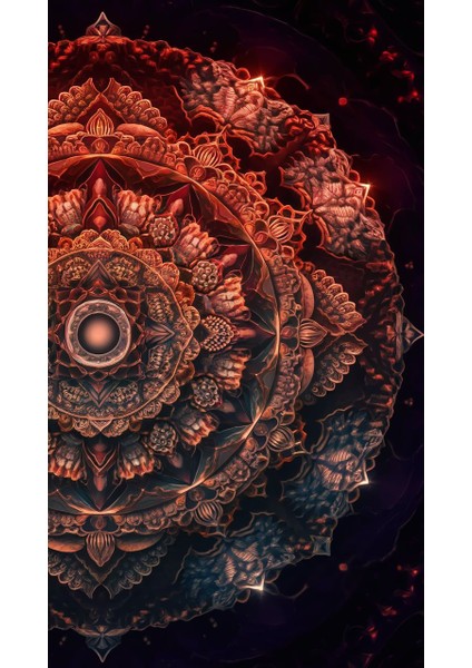 Mandala 1 Ev Duvar Salon Güzellik Salonu Ofis Dükkan Dekarasyon Kanvas Tablo fiyatları