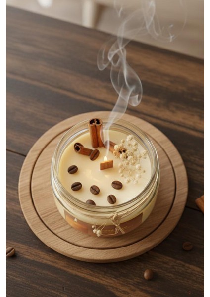 Kahve Çekirdekli Kahve Kokulu Mum, Hediyelik Mum fiyatları