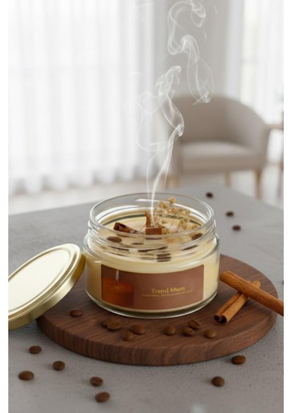 Kahve Çekirdekli Kahve Kokulu Mum, Hediyelik Mum fırsatları