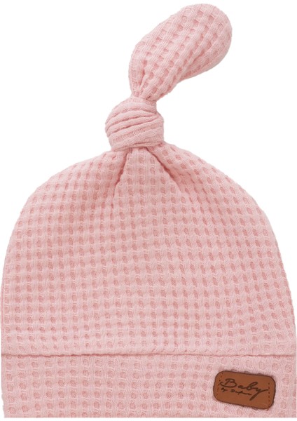 Yeni Doğan Petek Dokulu 7'li Battaniyeli Zıbın Takımı %100 Pamuklu Hastane Çıkışı - Pembe fiyatları