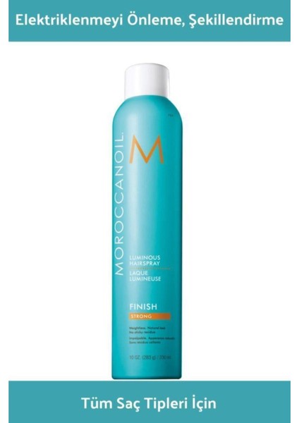 Luminous Hairspray Güçlü Tutuşlu Kokusuz Sprey 330 ml Tüm Saç Tipleri İçin fiyatları