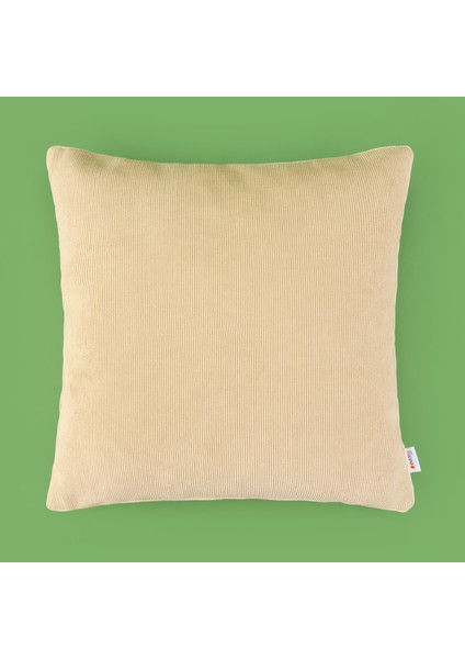 Soft Penny Kırlent - Bej - 43X43 cm