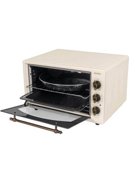 M4295 Turbo Rustik 42 Lt Midi Fırın