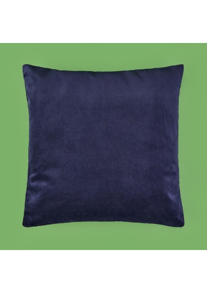 Soft Shiney Kırlent - Lacivert - 40X40 cm