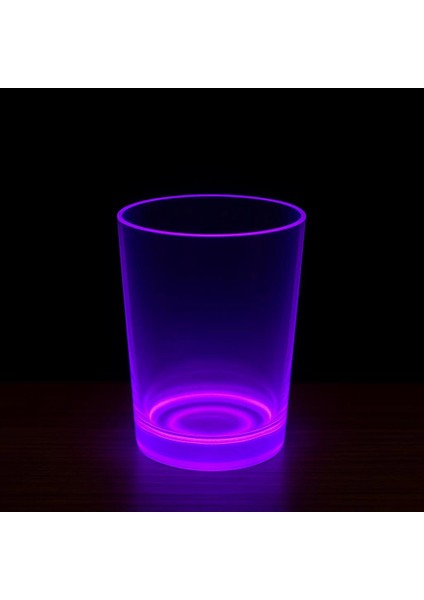 Partyglow Neon Mor Bardak 8.5 x 10.5 cm - Lisinya