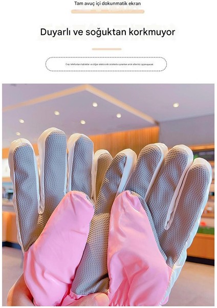 Sanrio Kuromi Çocuk Kayak Elnleri Sıcak Artı Kadife Kalınlaştırılmış Karda Oynayan Kızlar Için Su Geçirmez (Yurt Dışından) fiyatları