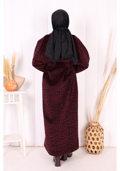 70058-1 Leopar Kaban Bordo indirimleri