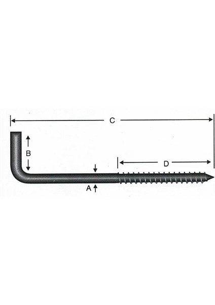 Vidalı Korniş Çivi No:4 - 3,5X40 - 100 Adet - Lisinya fiyatları