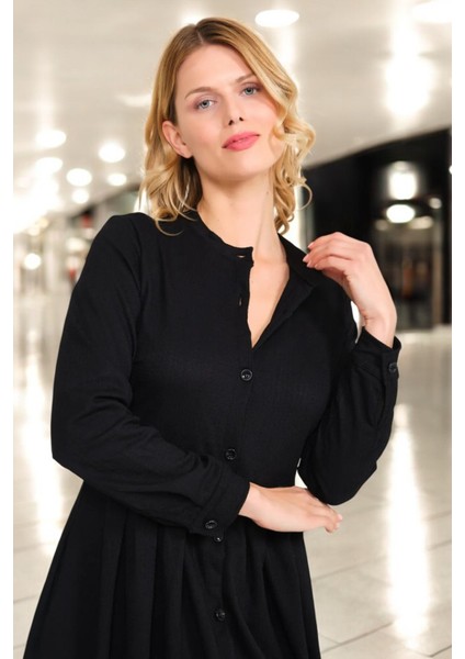 Günlük Tam Boy Tesettür Keten Elbise indirimleri