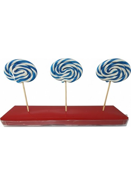 Büyük Boy Sosyete Şeker 30 Adet Mavi 28 gr Lolipop Çocuk Doğum Günü modelleri