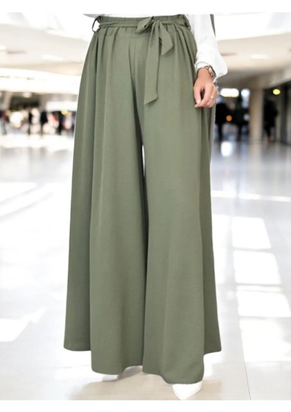 Yazlık Keten Kemerli Şalvar Pantolon modelleri