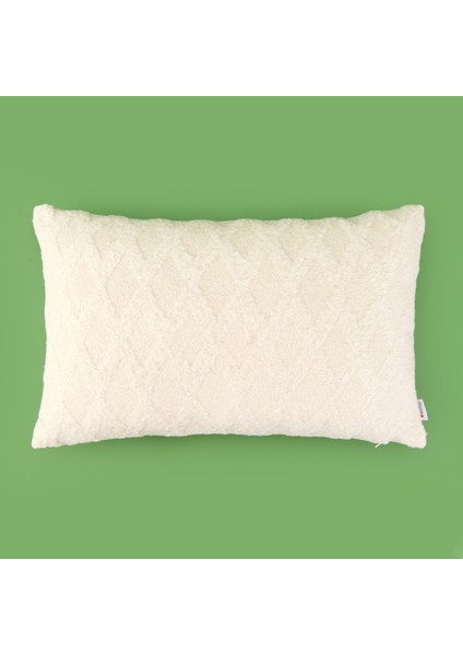 Soft Dahon Kırlent - Ekru - 35X55 cm