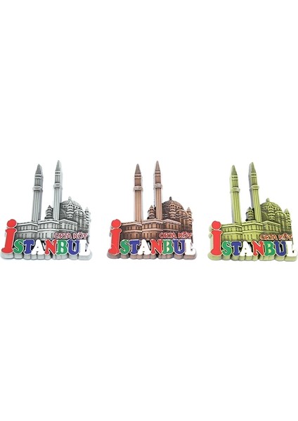 Metal Istanbul Temalı Yöresel Magnet 2ALK80 ( Lisinya )
