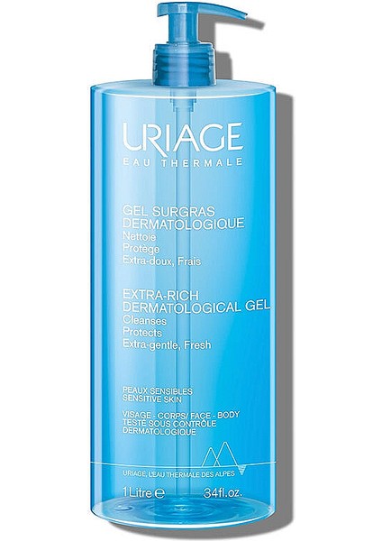 Extra Rich Dermatological Kuru Ciltler Için Yüz ve Vücut Temizleme Jeli 1 Lt