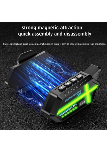 BT26 Motosiklet Kask Kulaklık Bluetooth Rgb Işıklı 2 Eşleşme Özellikli 1000 Mah Intercom ( Lisinya ) fırsatları