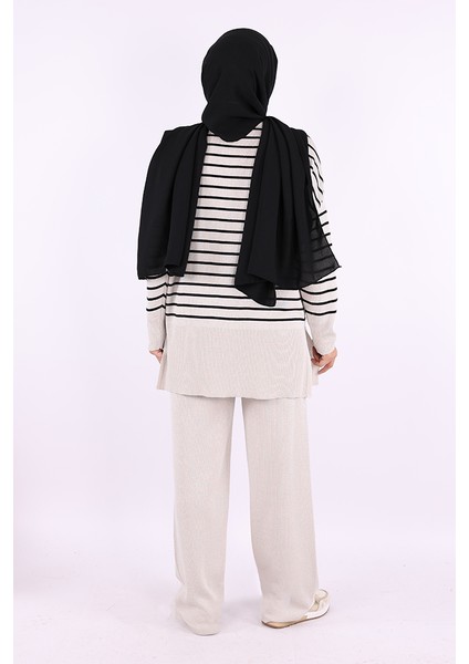 9408 Simli Çizgili Triko Takım Taş fırsatları