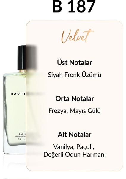 B187 Sierra 50 ml Kadın Parfüm | Velvet fiyatları