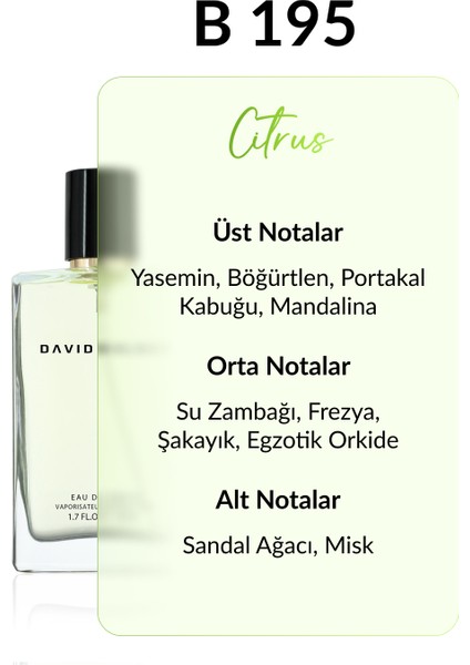 B195 Lili 50 ml Kadın Parfüm | Citrus fiyatları