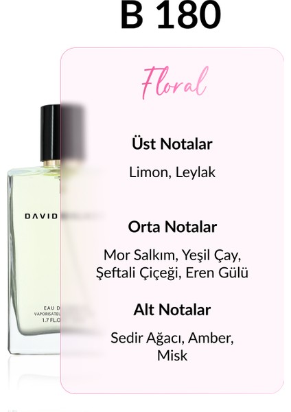 B180 Helena 50 ml Kadın Parfüm | Floral fiyatları