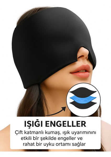 Mıgren ve Baş agrısı için Rahatlatıcı Isıtıcı Ped Sıcak Soğuk Kompres Termojel Buz Paket Bandaj fırsatları
