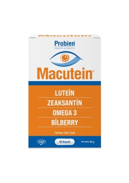 Macutein 30 Kapsül Lutein + Zeaxanthin