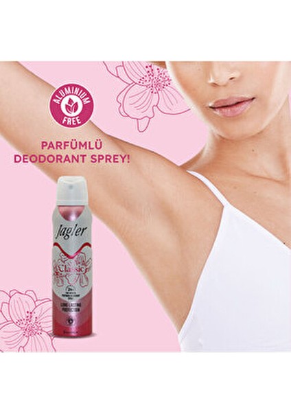 Kadın Deodorant Sprey 24 Saat Kalıcı Koruma 150 ml 5 Adet Avantajlı Set fırsatları