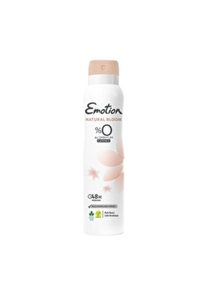 Natural Bloom Kadın Deodorant Pudrasız Ferah Koku 150 ml 48 Saat Koruma