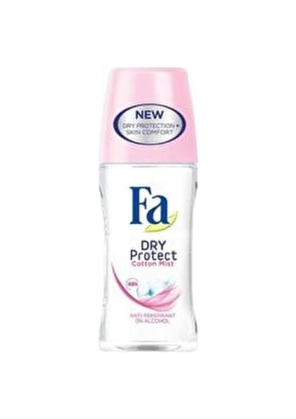 Dry Protect Cotton Mıst Kadın Roll-On 48 Saat Koruma Hızlı Kuruma Teknolojisi fiyatları