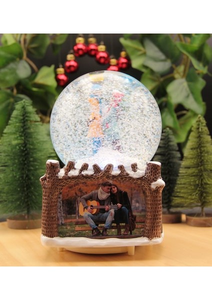 Hediye Sahibi Fotoğraf Çerçeveli Tatlı Tesadüf Romantik Aşıklar Kar Küresi fiyatları