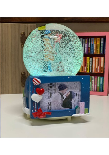 Hediye Sahibi Fotoğraf Çerçeveli Tatlı Tesadüf Romantik Aşıklar Kar Küresi fırsatları