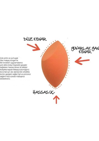 Pembe Fondöten Süngeri - 40