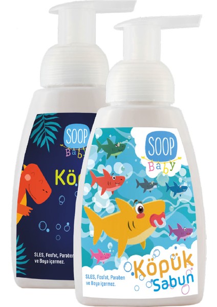 Baby Bebek Sabun Pudra Kokulu 2 x 300 ml | Vegan Hipoalerjenik