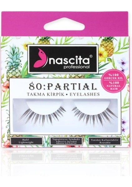 Parçalı Takma Kirpikler - 80 fiyatları