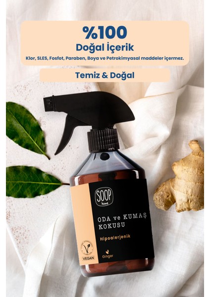 Home Oda ve Kumaş Kokusu | Ginger- Zencefil Kokulu