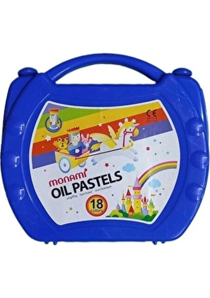 18 Renkli Pastel Boya Pembe Kutu 18 Parça Çocuklar İçin Sanat Seti fiyatları