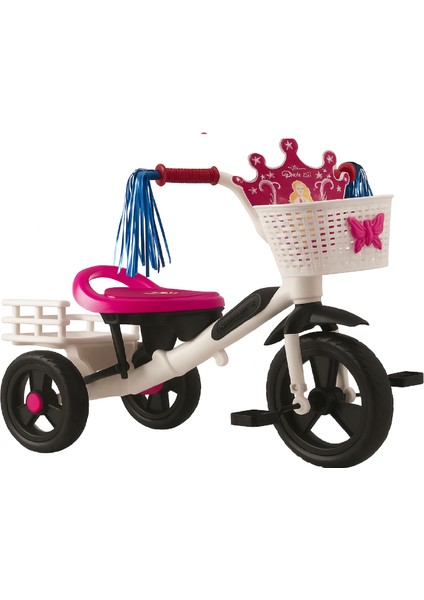 3 Tekerlekli Compact Sepetli Bebek Çocuk Bisikleti