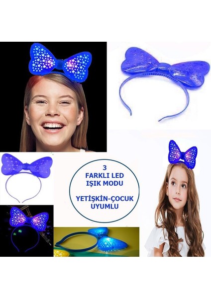 LED Işıklı Yıldızlı Fiyonk Parti Tacı fiyatları