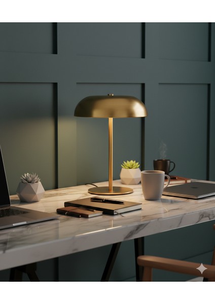 Modern Dokunmatik Ayarlı LED Masa Lambası | Şarj Edilebilir & Taşınabilir | Gold, Gümüş, Krem Seçenekleri indirimleri