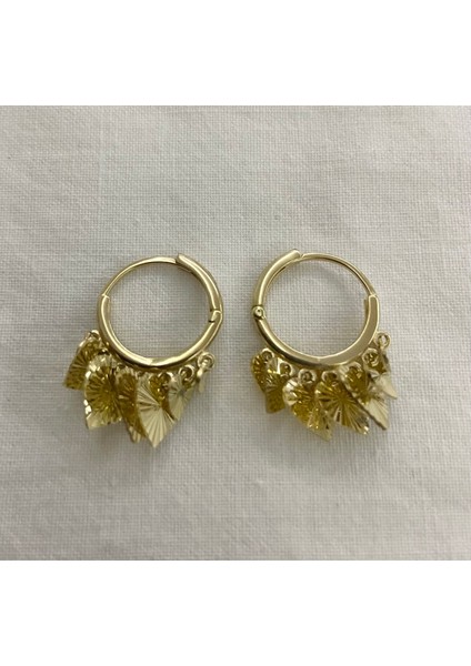 Kalemli Kalpli Shakira Altın Küpe modelleri