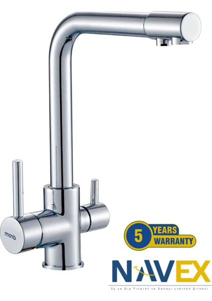 Su Arıtıcı Çıkışlı Paslanmaz Evye Bataryası 5yıl Garantili