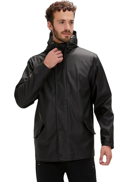 Patrol Raıncoat Lacivert Erkek Mont