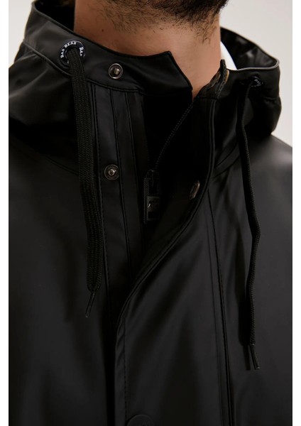 Patrol Raıncoat Lacivert Erkek Mont