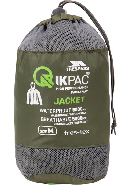 Qikpac Unisex Yeşil Yağmurluk UAJKRAI10001-MS1